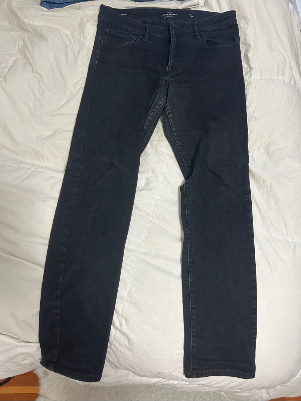 Lucky Brand Men's Slim Straight Jeans - Black